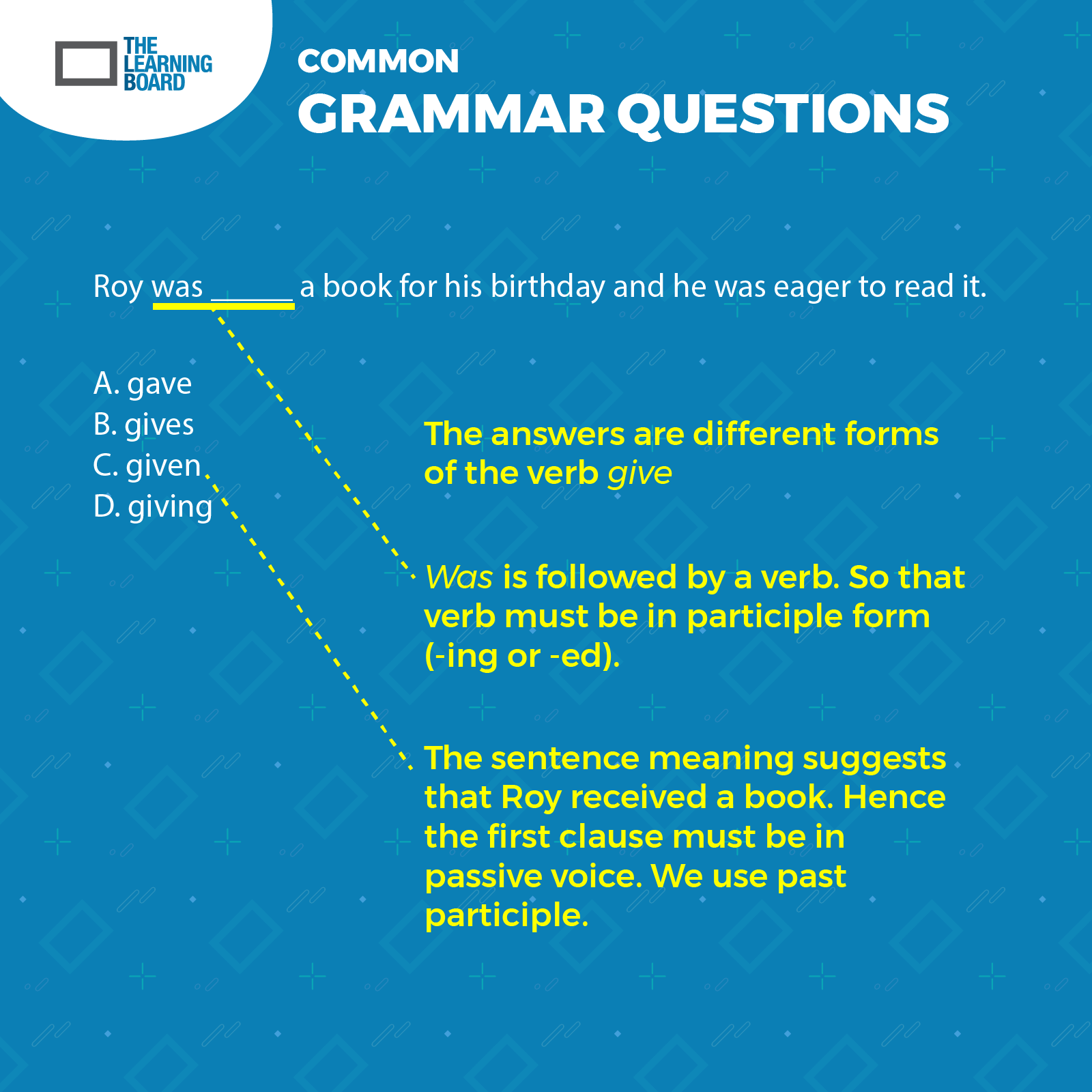 grammar question 8